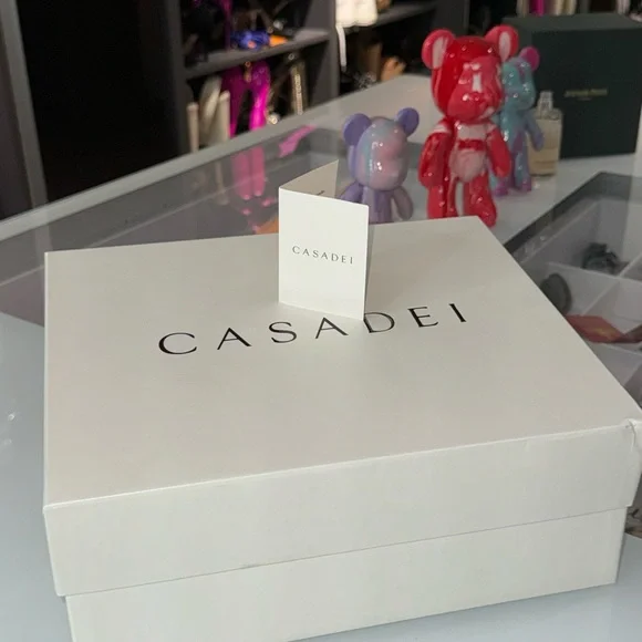 Casadei Flora Platform Sandals Size 38 - Picture 9 of 9